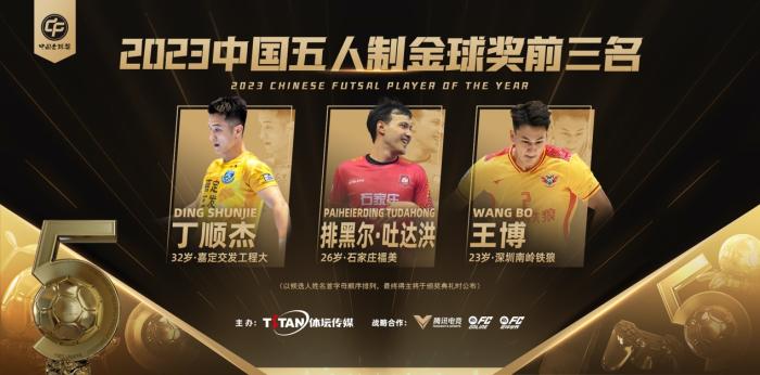 2023中国金球奖各奖项前三揭晓：韦世豪领衔金球